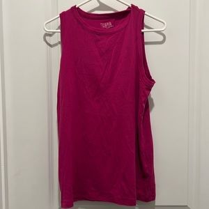 Time and Tru Pink Short Sleeve Athleticwear Shirt